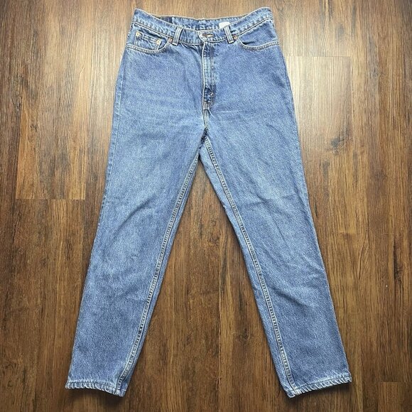 Vintage Levis 30x29 14 512 Slim Tapered Jeans Made In USA Classic Denim